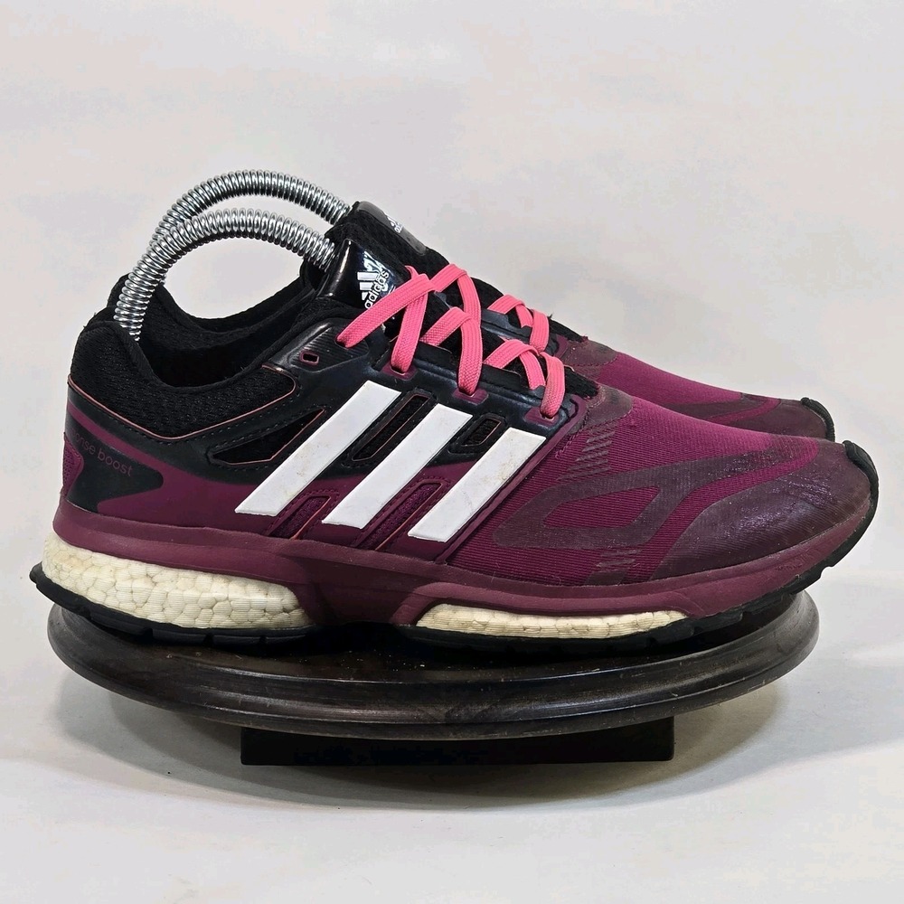 Adidas Response Boost Shoes Womens Size 7.5 Pink Black Running Sneakers M18624